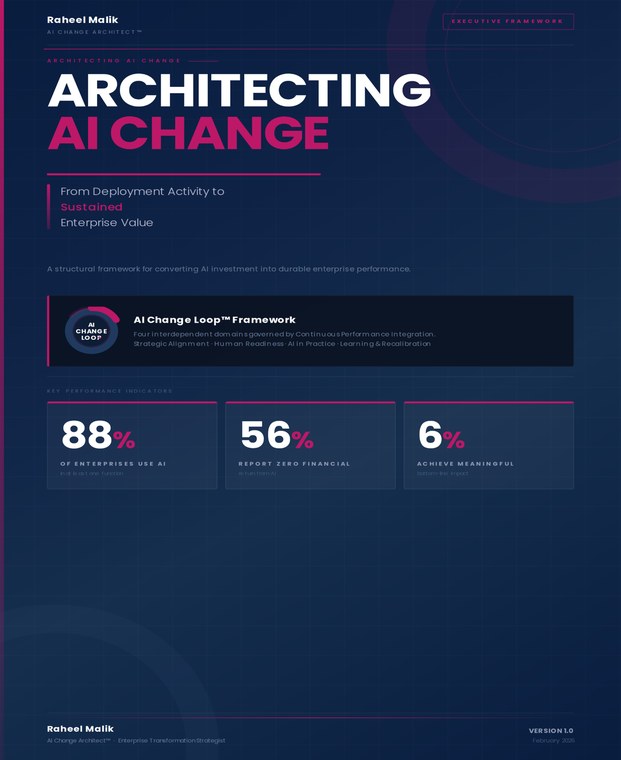 Front cover of Architecting AI Change